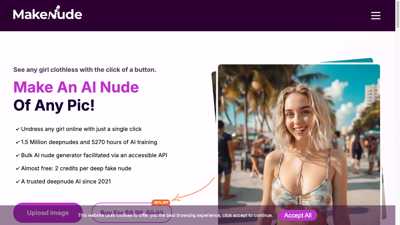 Undress Any Photo Online With Make Nude AI!